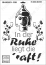 Schablone-Stencil A3 008-5381 In der Ruhe liegt die Kraft